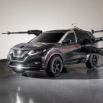 2018 Nissan Rogue as Poe Dameron's X-wing with BB-8â€” Poe Dameron's X-wing leads the New Republic starfleet, with massive fixed