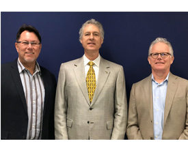 From left to right: Ken Wiseman, Alpine's new western regional manager; Joel Kaplan, who is retiring as Alpine's western regiona