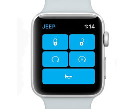 Uconnect Smartwatch app controls several functions on the new Jeep Wrangler