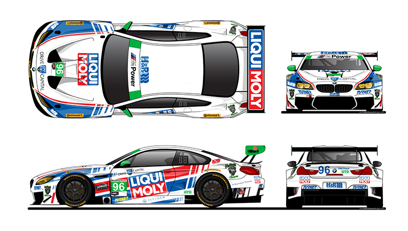 LIQUI MOLY'S IMSA WeatherTech SportsCar Championship car with Turner Motorsport