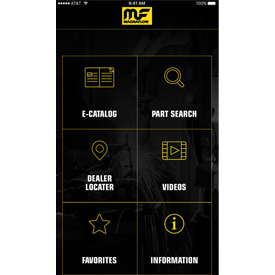 Screenshot of MagnaFlow's new app, which the company launched to simplify the search, purchase, and installation of its exhaust 