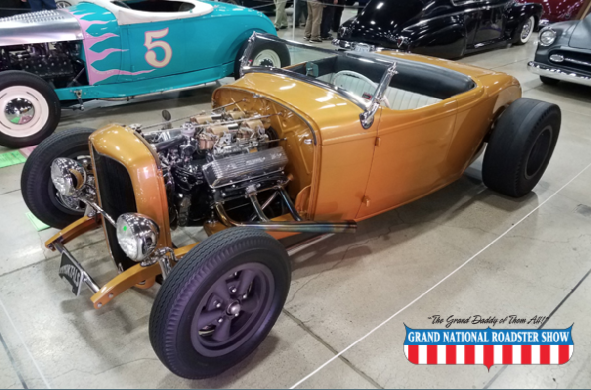 1932 Ford Roadster owned by Tom Branch won the 2018 Brizio Family Award.