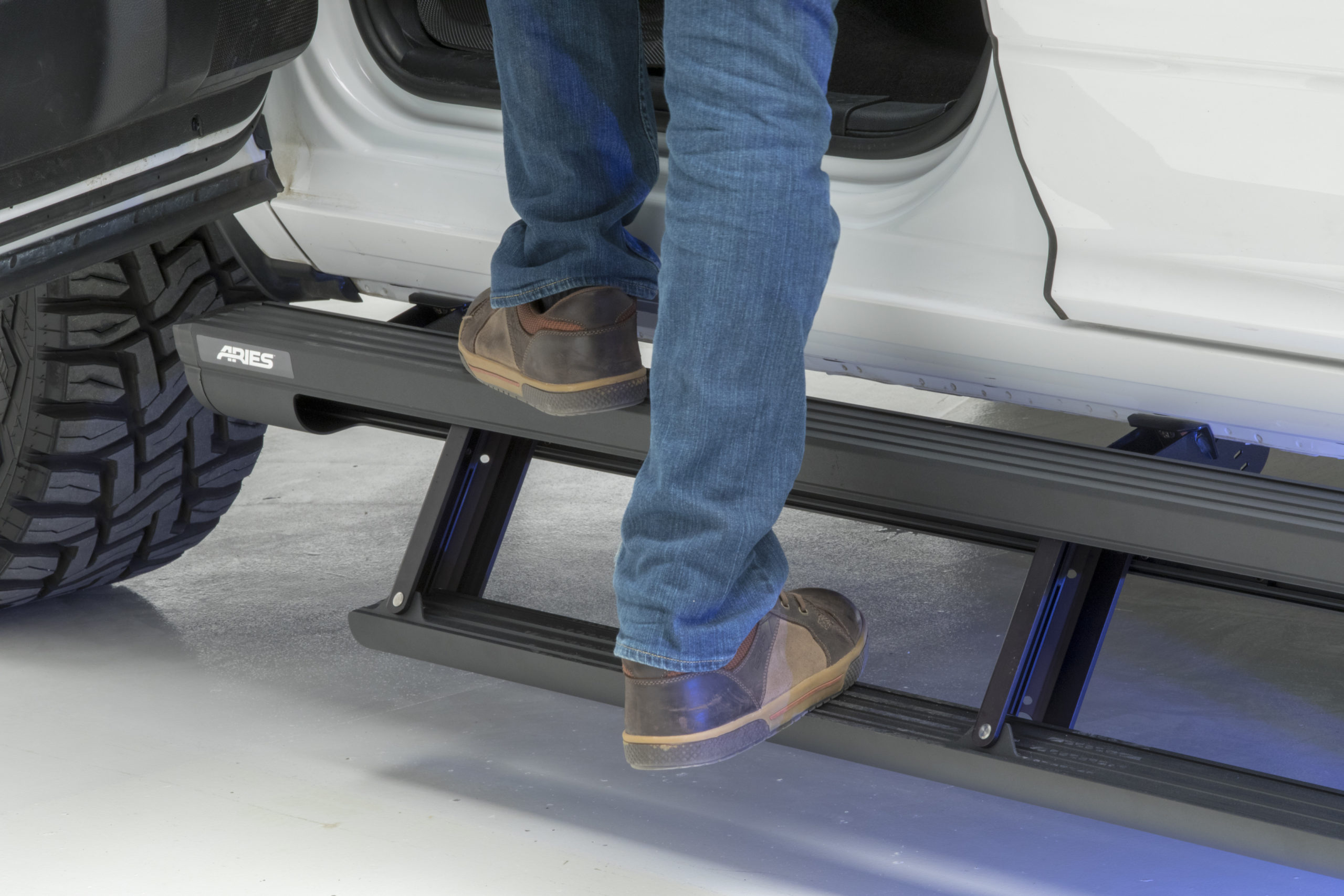 ARIES Unveils NextGen Powered Running Boards THE SHOP Magazine