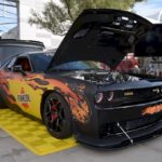Exceptional car wrap captured by THE SHOP cameras at the 2017 SEMA Show