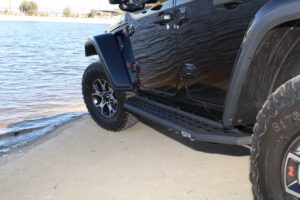 The RB20 running board by Go Rhino for the new Jeep Wrangler JL