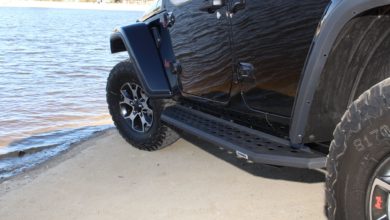 The RB20 running board by Go Rhino for the new Jeep Wrangler JL