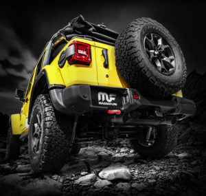 2018 Jeep Wrangler JL fitted with a MagnaFlow exhaust system