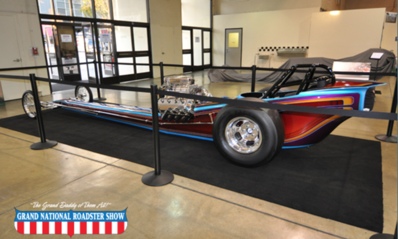 This Vintage Dragster owned by Mike Elsberry won the 2018 Triple Gun Award of Excellence