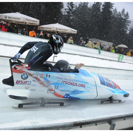 Members of the U.S. Bobsled team