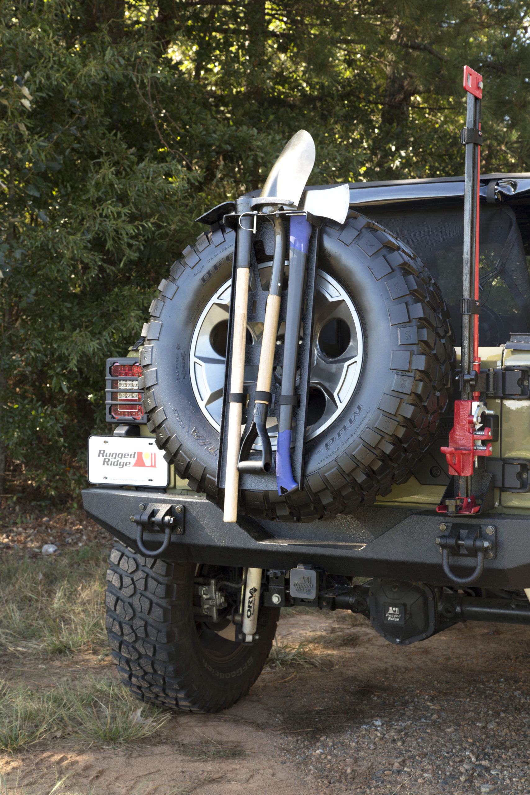 Recovery Tool Rack by Rugged Ridge