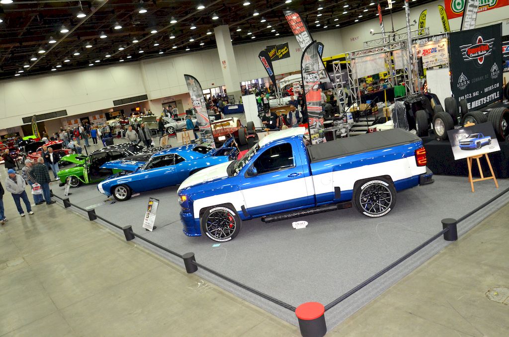 The D Lot at the March 2-4 Detroit Autorama car show