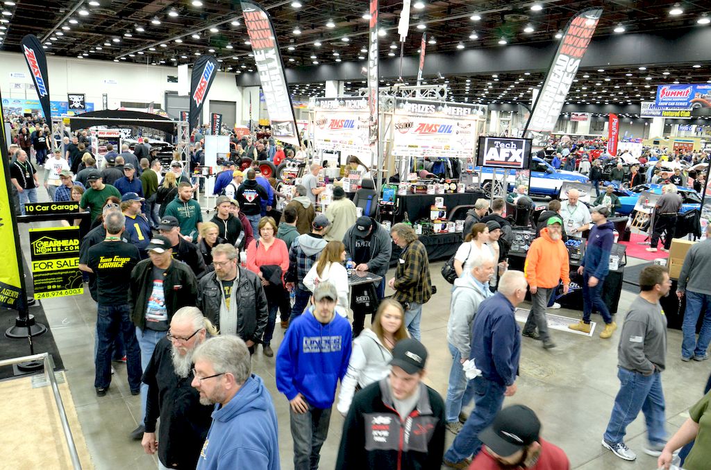 The D Lot at the March 2-4 Detroit Autorama car show