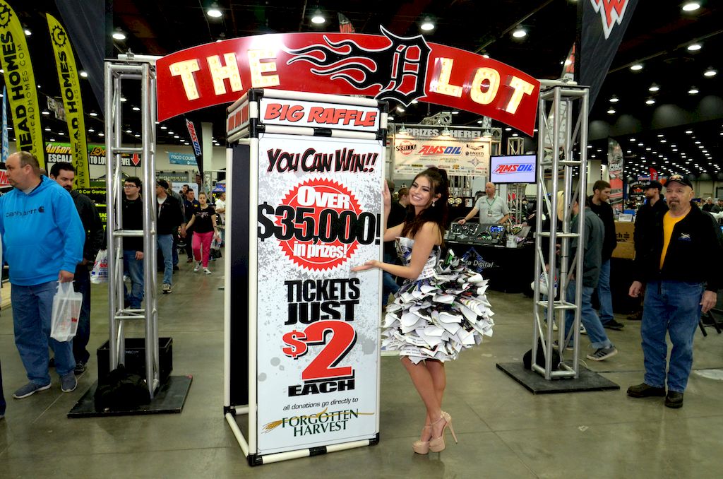 The D Lot at the March 2-4 Detroit Autorama car show