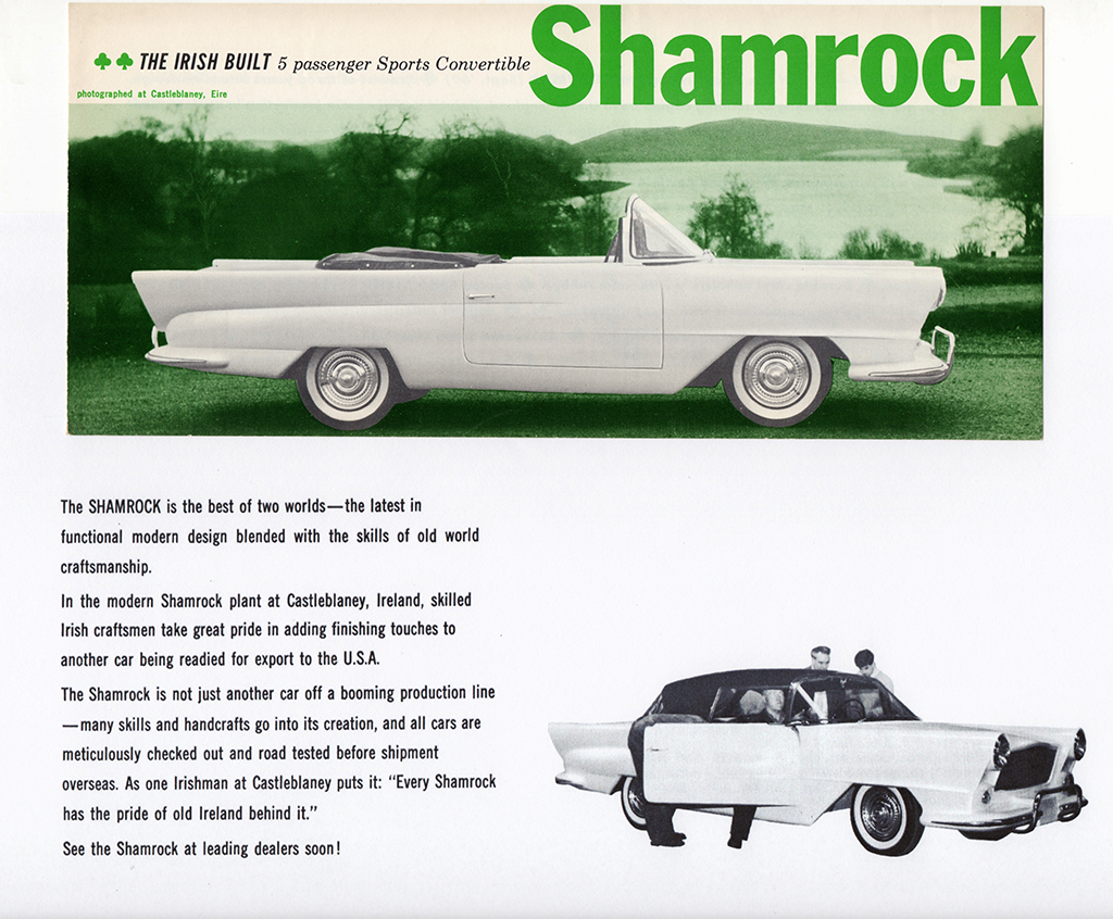 Shamrock sports convertible. Photo courtesy of Alden Jewell on flickr