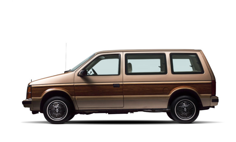 a 1984 Plymouth Voyager Minivan, known as the first minivan
