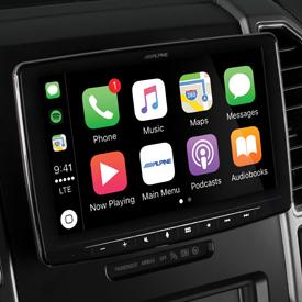 The iLX-F309 Alpine Halo9 head unit