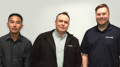 Alpine has recently hired (L to R)  Christopher Sinh, Tory Sanders and Cory Stocklin as brand managers