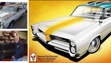 The Artie’s Party Cruiser build is underway using a 1964 Pontiac Catalina Safari station wagon