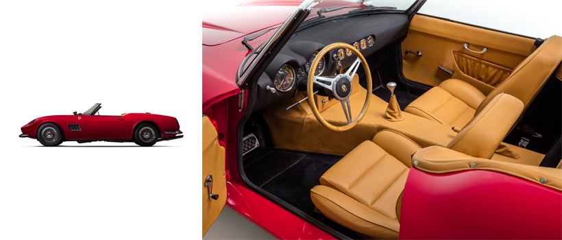 Replica 1961 Ferrari 250 GT California from the movie Ferris Bueller's Day Off
