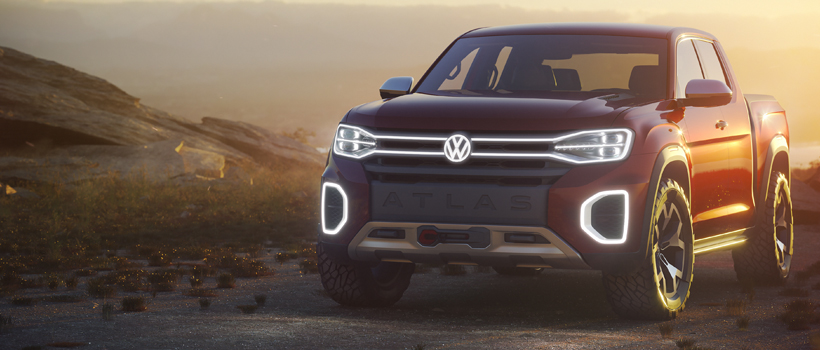 Volkswagen Atlas Tanoak truck concept