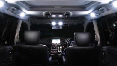 Vehicle interior lit by PIAA product