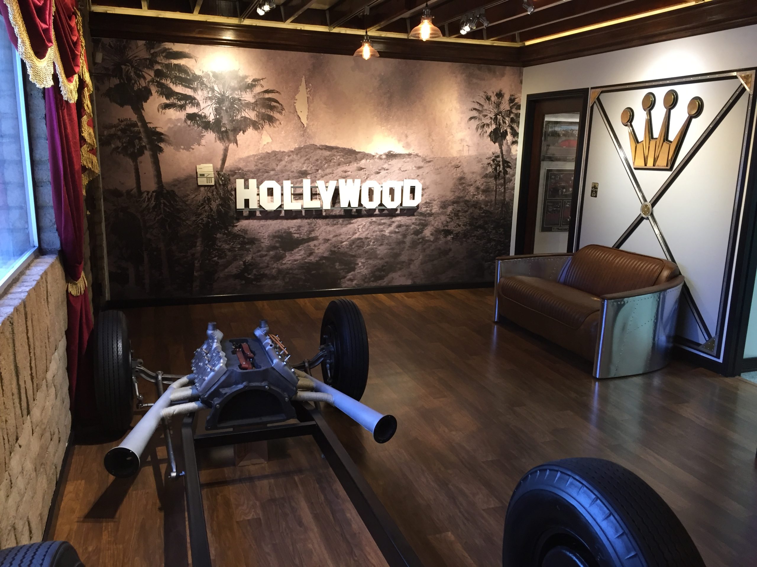 The new Hollywood Hot Rods is compact but thereâ€™s room enough for offices and a meeting space above the workshop that accommodat