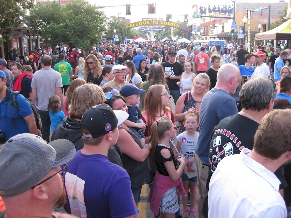 Mopar Block Party in Golden, Colorado, July 19. Photo by Eddie Wieber