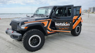 Katzkin's promotional 2018 Jeep Wrangler JL