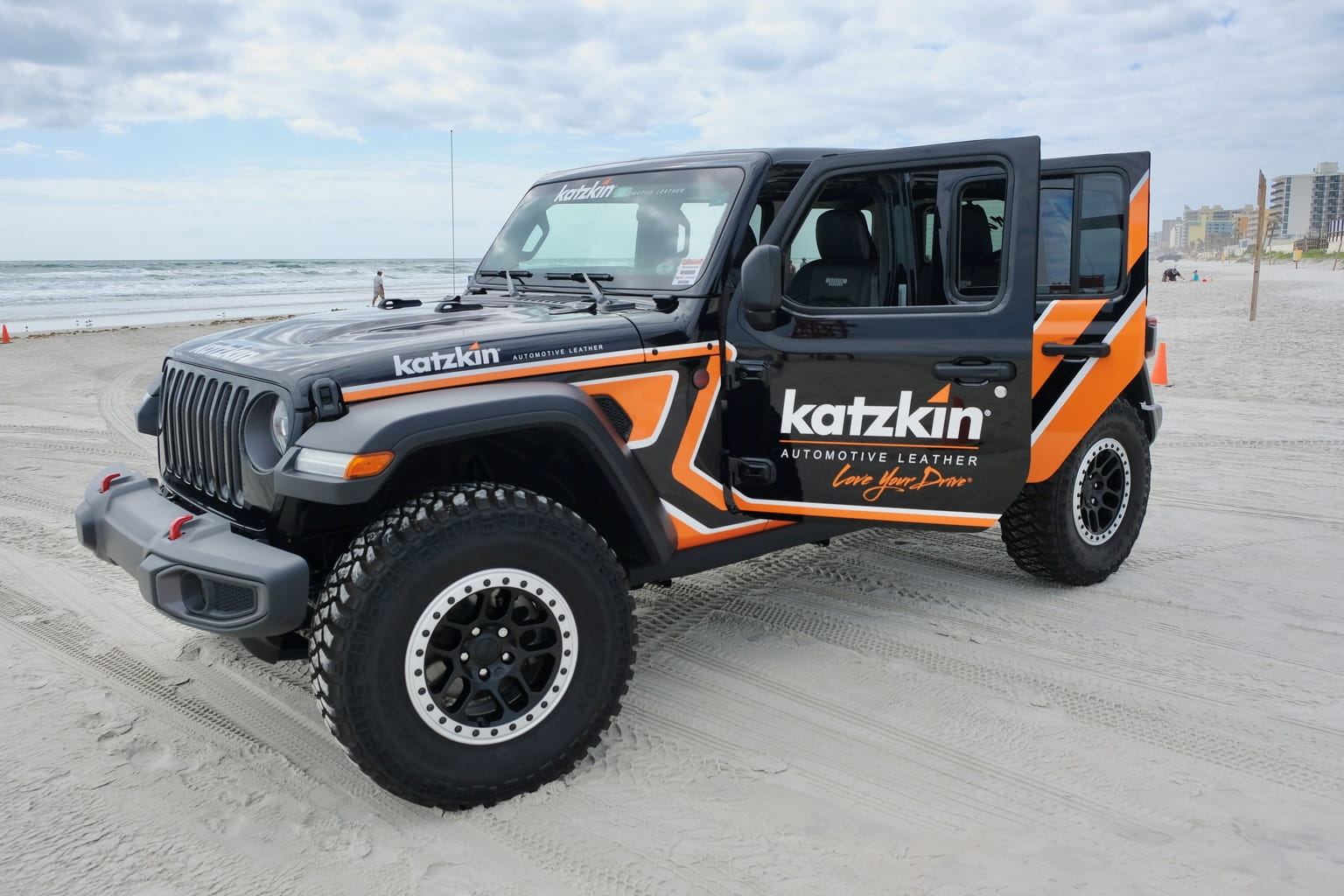 Katzkin's promotional 2018 Jeep Wrangler JL