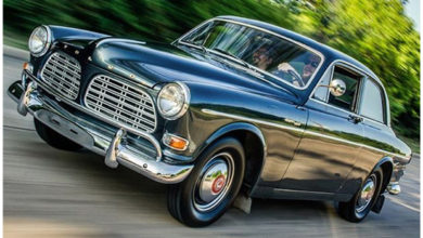 Jeff Allen, owner of Flat 12 Gallery, plans to take this 1963 Volvo 122S Amazon with 85 horsepower and morph it with a 2013 Gran