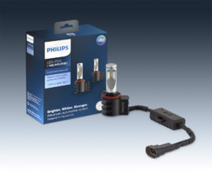 Philips X-tremeUltinon LED Fog Lamp and package