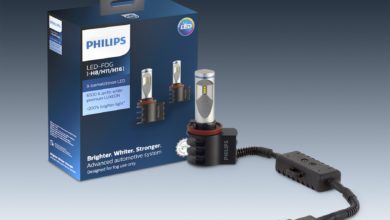 Philips X-tremeUltinon LED Fog Lamp and package
