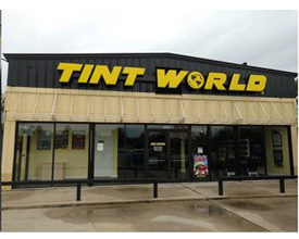 The new storefront of the Tint World Automotive Styling Center in Missouri City, Texas