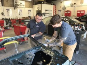 Caliber Collision's Changing Lanes Falcon Academy was created to teach soldiers skills for a career in the collision repair indu