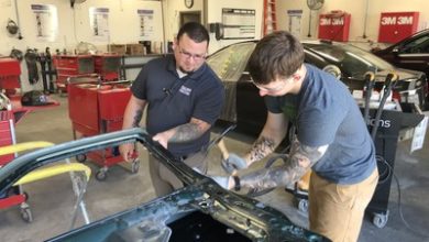 Caliber Collision's Changing Lanes Falcon Academy was created to teach soldiers skills for a career in the collision repair indu