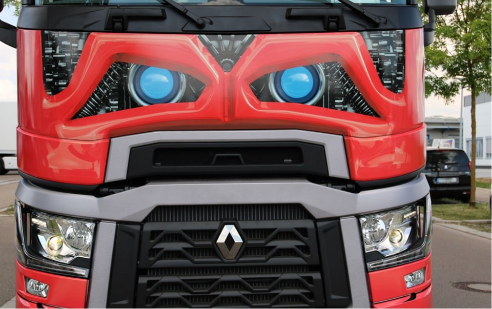The Dynamic Truck wrap by Sebastian Kreuzer of SIGNal Wrapping of SchwÃ¤bisch Hall, Germany