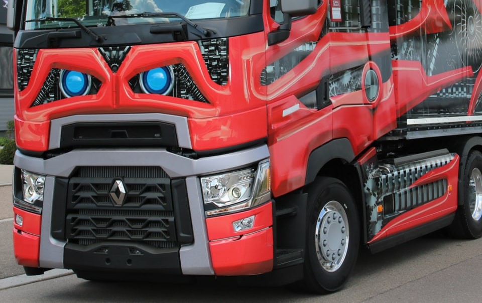 The Dynamic Truck wrap by Sebastian Kreuzer of SIGNal Wrapping of SchwÃ¤bisch Hall, Germany
