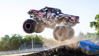 Visitors to the Barâ€™s Leaks/Rislone/Hy-per Lube SEMA booth will see the 10-foot tall Hy-per Lube Annihilator monster truck and d