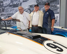 Ted Sutton, one of the OVC founders, helped build the prototype 427 Shelby Cobra for Carroll Shelby in 1964