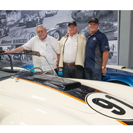 Ted Sutton, one of the OVC founders, helped build the prototype 427 Shelby Cobra for Carroll Shelby in 1964