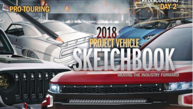 The November issue of THE SHOP, featuring the Project Vehicle Sketchbook, is available now