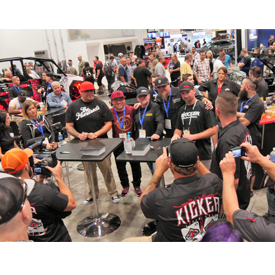 The cast of "Street Outlaws" will once again be at the center of attention in the KICKER SEMA booth