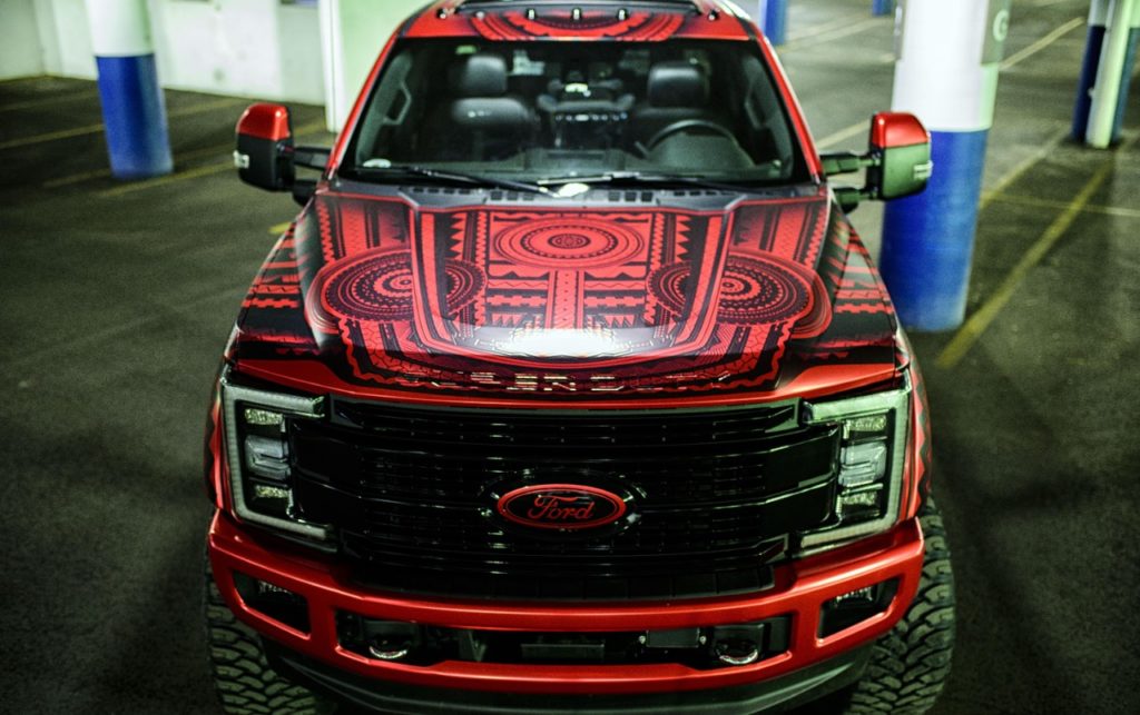 The Warrior truck wrap by Ben Bieber of Canadian Wrap Masters of Georgetown, Ontario, Canada