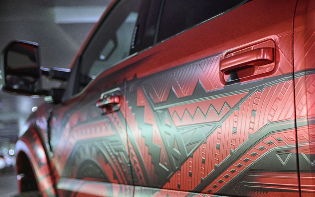 The Warrior truck wrap by Ben Bieber of Canadian Wrap Masters of Georgetown, Ontario, Canada