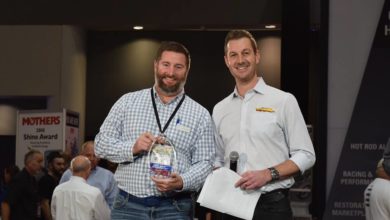 Nicholas A. Gramelspacher, vice president of sales & marketing for Meyer Distributing, accepted the Customer Appreciation Recogn