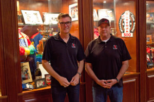 Ray Evernham (left), and Jeff Ryan