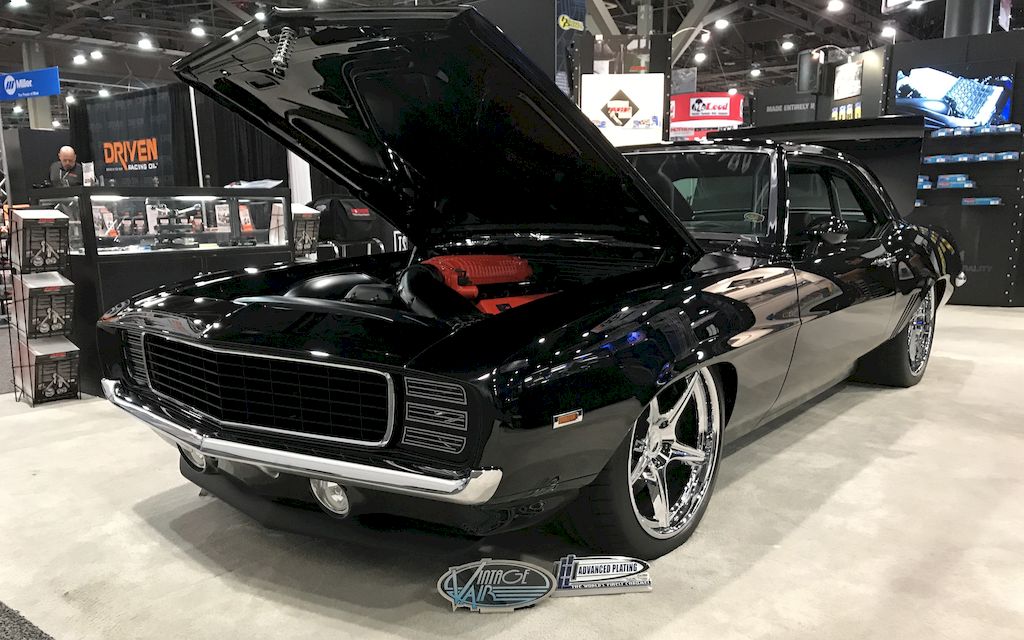 The SEMA Battle of the Builders winner was Tux, a 1969 Chevy Camaro