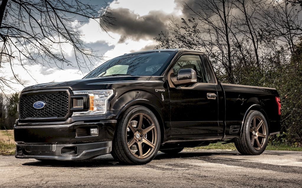 SpeedKore Performance in Grafton, Wisconsin, won a Ford Outstanding Achievement Award from Ford for this 2018 F-150 pickup