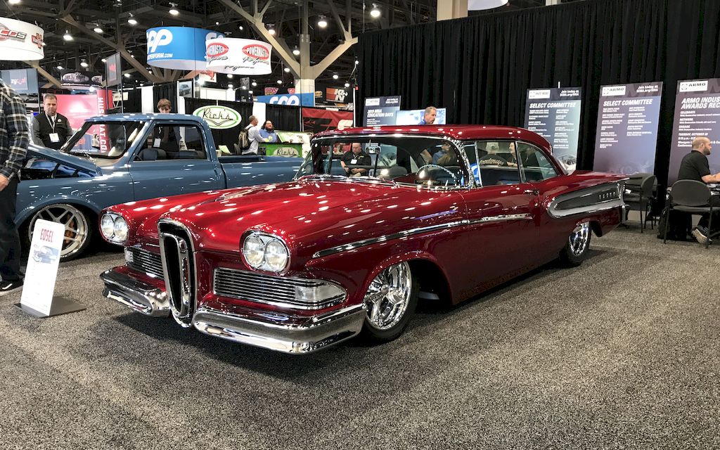 Allowayâ€™s Hot Rod Shop in Louisville, Tennessee, won a Ford Design Award for this 1958 Edsel that Bobby Alloway built for Kathy