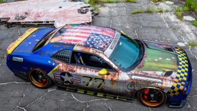 The global winner for the 2018 Wrap Like A King Challenge, the Mission Flyer 2.0 by MetroWrapz. Another warplane-inspired project, made possible by Supreme Wrapping Film, MPI 1105 and Conform Chrome films, brought the wrap king crown back to the U.S. for the first time since 2015.